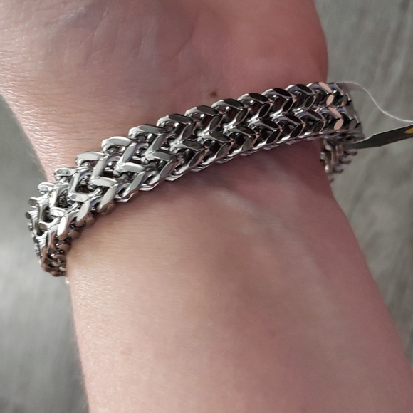 NWT Jean Claude Dell Arte Stainless Steel Bracelet - Picture 4 of 12